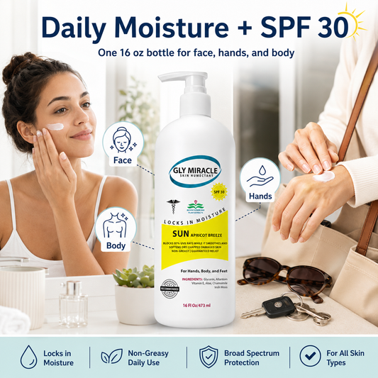 Daily moisturizer with SPF 30