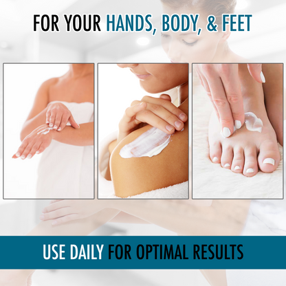 GLY MIRACLE Dry Skin Lotion – 2 oz tube | Light Fresh Scent | Deep, Non-Greasy Hydration for Dry, Cracked Hands, Cuticles & Feet