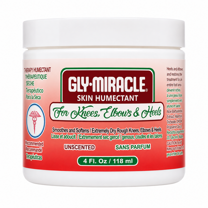GLY MIRACLE For Knees, Elbows & Heels, Locks In Hydration, Unscented, 4 oz Jar