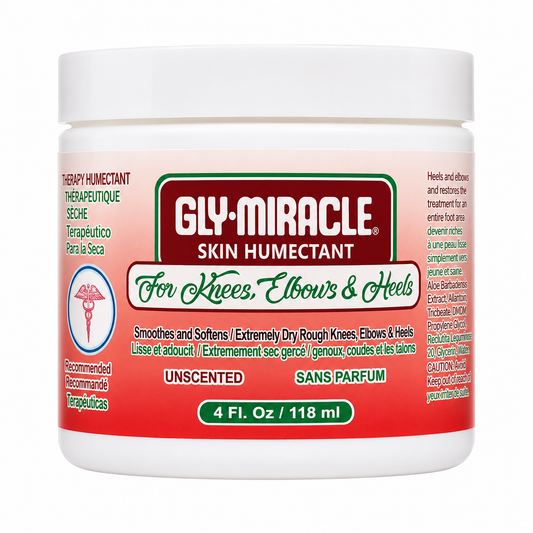 GLY MIRACLE For Knees, Elbows & Heels, Locks In Hydration, Unscented, 4 oz Jar