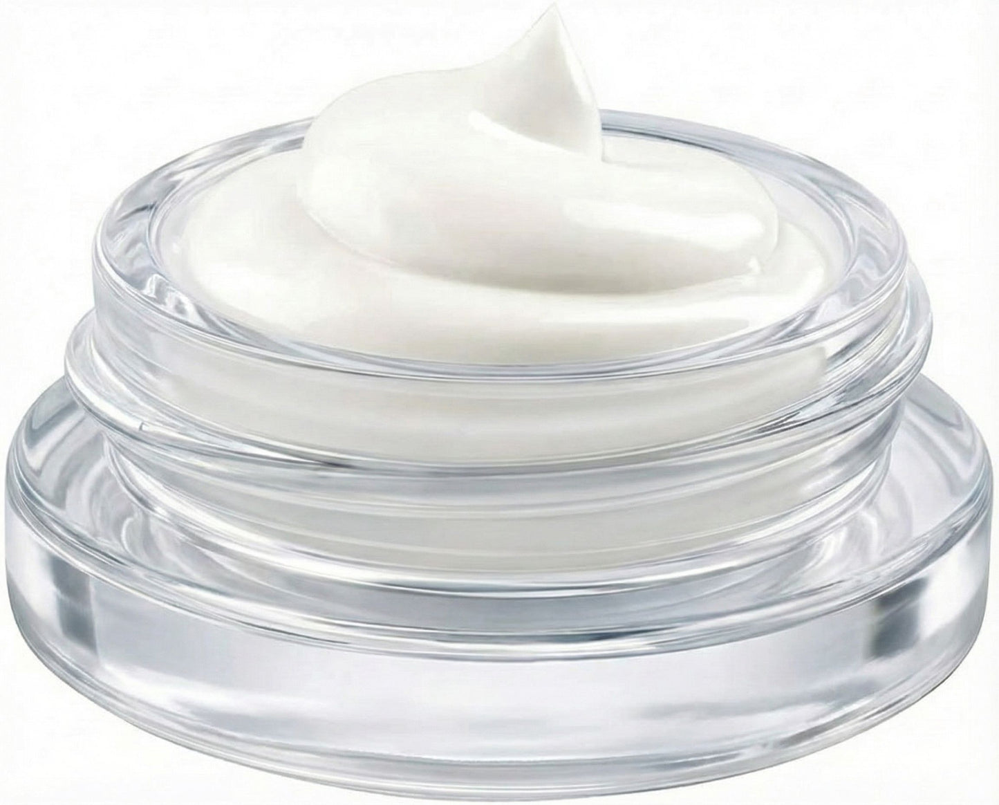 Mini Glass Travel Jar with White Lid – Pocket Size Refillable Container for Lotion, Lip Scrub, Creams – TSA Approved for Purse, Carry-On, or Travel Bag