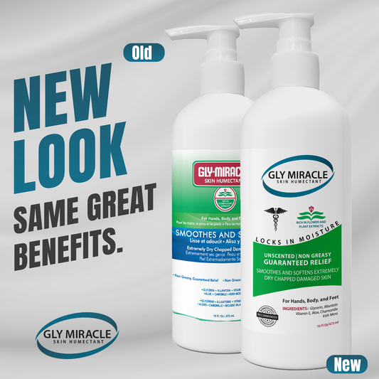 GLY MIRACLE Body Lotion for Extremely Dry Skin – 16 oz Pump Bottle | Fast-Absorbing, Non-Greasy Moisture for Hands, Body & Feet | Glycerin-Rich, Unscented Formula