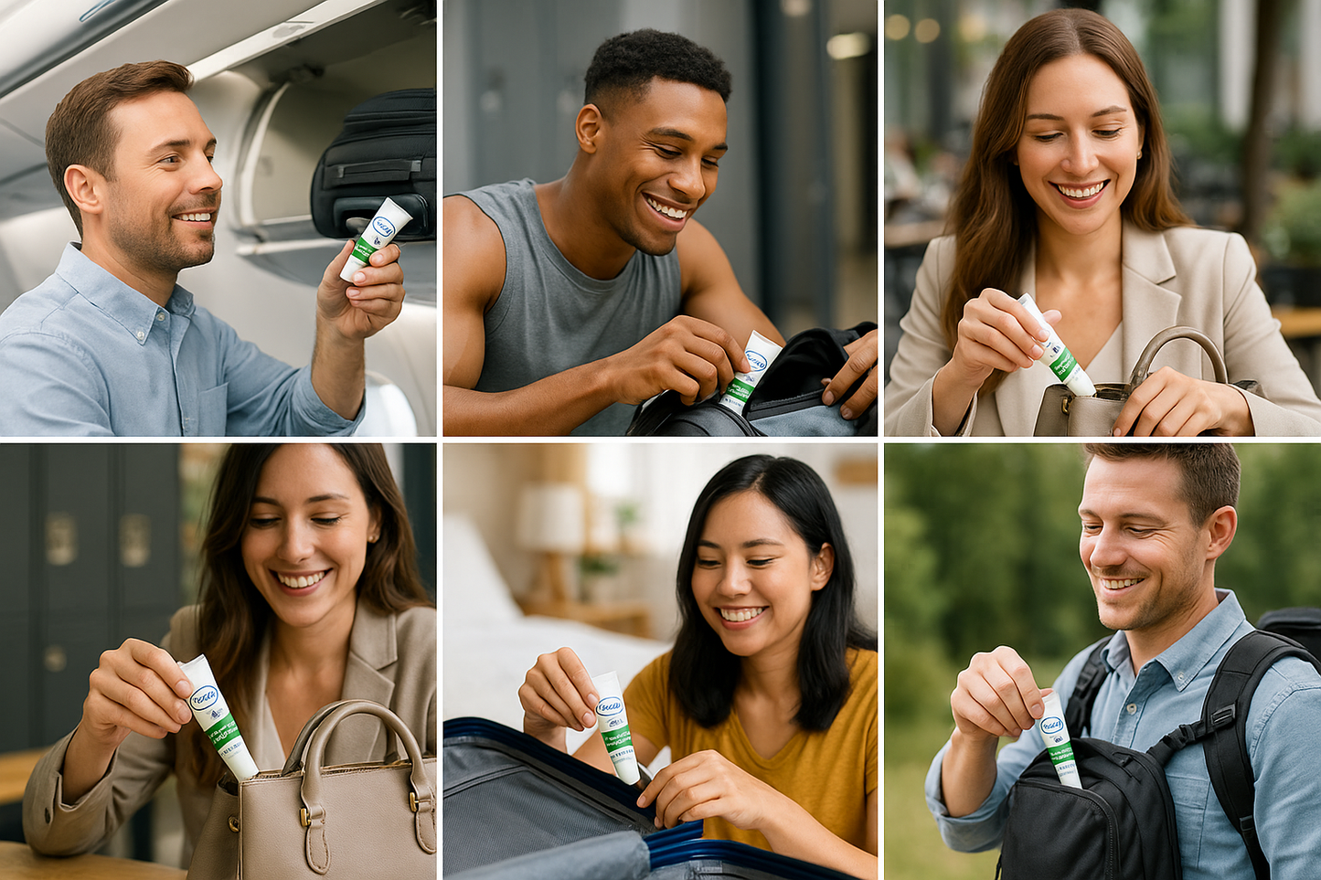 GLY MIRACLE Fragrance-Free Skin Lotion – 3-Pack Travel Tubes (0.5 oz Each) | Deep, Non-Greasy Hydration for Dry, Cracked, Irritated Skin