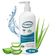 GLY MIRACLE Body Lotion for Extremely Dry Skin – 12 oz Pump Bottle | Fast-Absorbing, Non-Greasy Moisture for Hands, Body & Feet | Glycerin-Rich, Fresh Scent