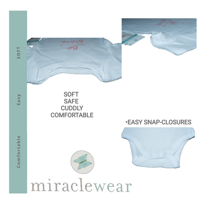 Special Link to MiracleWear (3-6 mos size) Cute Kid’s Bodysuit Outfits (5-Pack) Boy, Girl & Neutral Unisex Daywear Print Clothing Sets