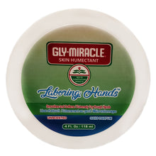 GLY MIRACLEÂ Laboring Hands Skin Humectant 4 oz Gel Hand Cream Protective Layer Locks Intense Moisture to Repair Extremely Dry Cracked Callous Hands & Cuticles; Smooths & Softens; UNSCENTED