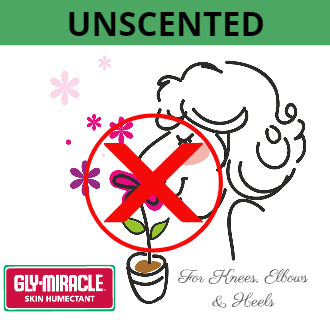 GLY MIRACLE Knees, Elbows, Heels Skin Humectant with Aloe Vera & Other Plant Extracts, 4 oz, Deep, Nourishing Hydration for Dry, Cracked, Irritated Skin on arms, legs and feet; Non- Greasy; UNSCENTED