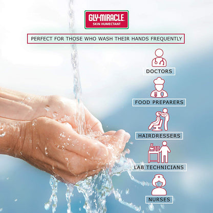 Gly Miracle Clean Corium H2O Deep Moisture Lotion 16 oz Jar Long-Lasting Hydration for Dry, Cracked Skin Non-Greasy, Fragrance-Free with Pure Glycerin Safe for Sensitive Skin No Parabens/Sulfates