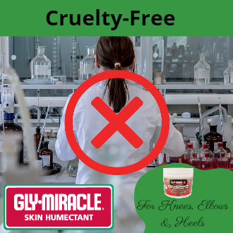 GLY MIRACLE Knees, Elbows, Heels Skin Humectant with Aloe Vera & Other Plant Extracts, 4 oz, Deep, Nourishing Hydration for Dry, Cracked, Irritated Skin on arms, legs and feet; Non- Greasy; UNSCENTED